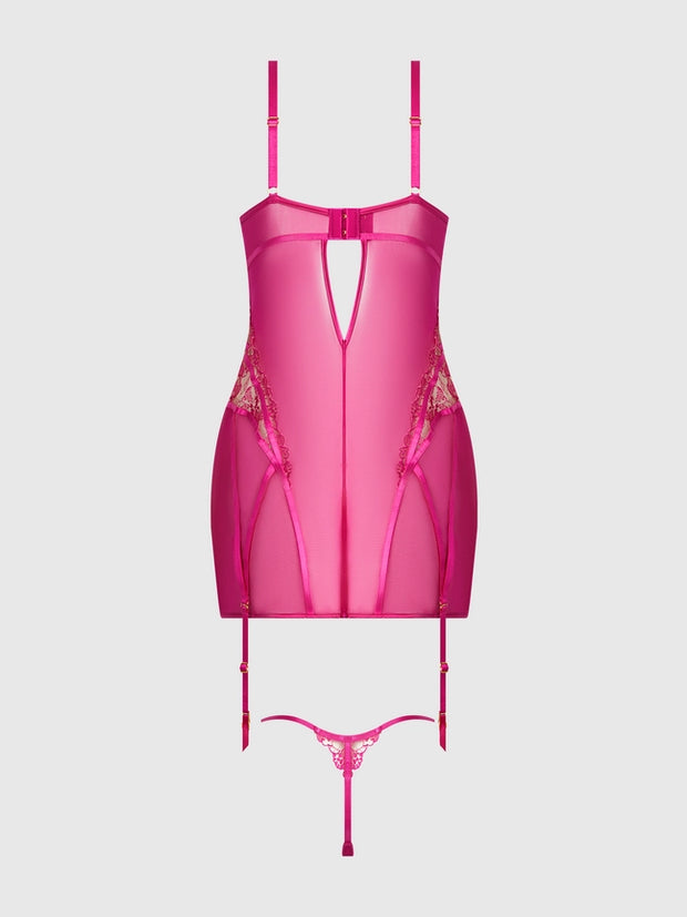 Nova Pink Chemise Set