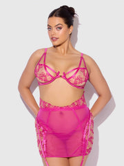 Nova Pink 3pc Lingerie Set