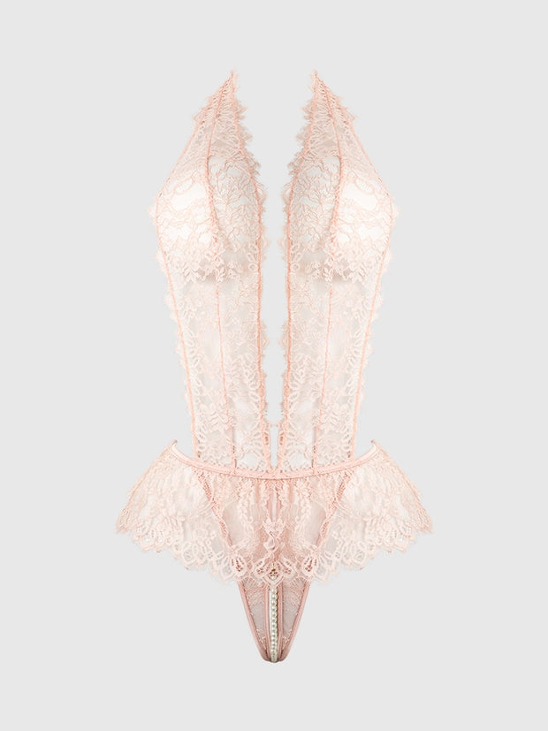 Jocelyn Lace & Pearl Ouvert Teddy