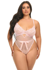 Josie Bow Lace Teddy