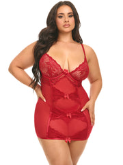 Milana Lacey Babydoll Dress