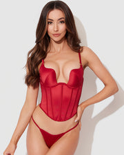 Brigeta Allegra Push Up Bustier Set