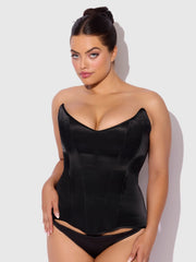 Juliet Satin Scoop Neck Corset