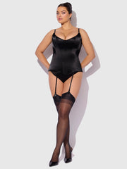 Juliet Satin Scoop Neck Corset